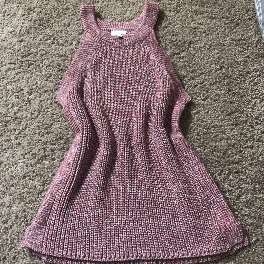 High neck sweater
